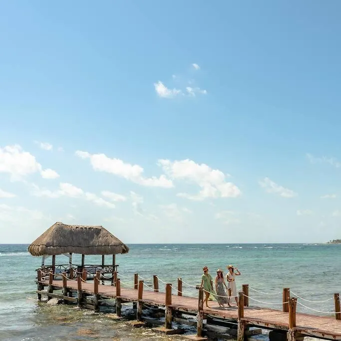 Akumal Skies Private Terrace W Jacuzzi W Sea Views Walk To Beach 公寓