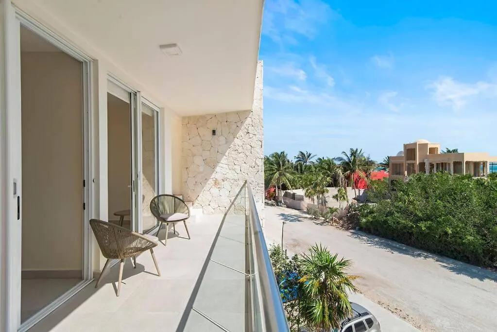 Akumal Skies Private Terrace W Jacuzzi W Sea Views Walk To Beach 公寓